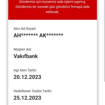 AGT Kurye (mesai Saatleri Dışında Kargo Teslimi)