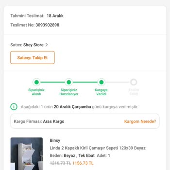 Shey Store Siparişim Kayboldu, Bilgi Yok!