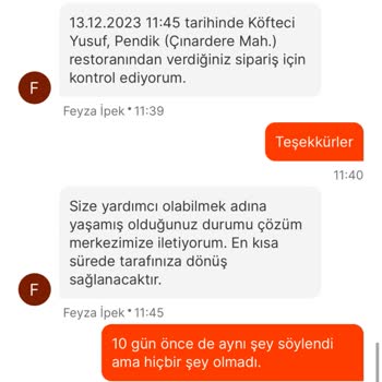 Migros Yemek Siparişin Yarısı Gelmedi, 13 Gündür Çözüm Merkezinden Yanıt Bekliyorum