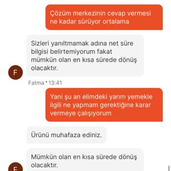 Migros Yemek Siparişin Yarısı Gelmedi, 13 Gündür Çözüm Merkezinden Yanıt Bekliyorum