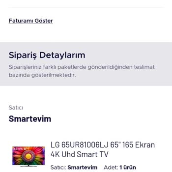 Smart Evim Teknosa Televizyon Siparişi Ve Süresiz Bekleyiş