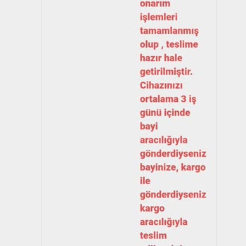 KVK Servisinin Talepleri Yerine Getirmeden Hareket Etmesi