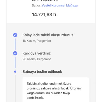 Hepsiburada İade Süresi 1 Ay'ı Aşıyor