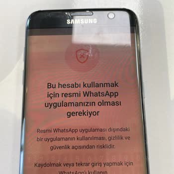 WhatsApp'tan Spam Yedim.