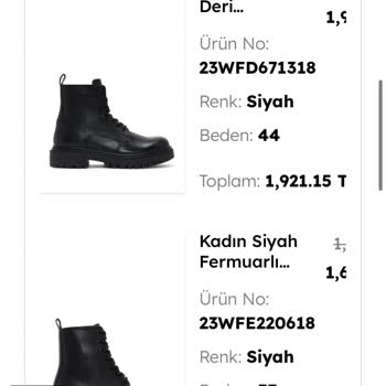 Derimod Bot Siparişim Bana Ulaşmadı