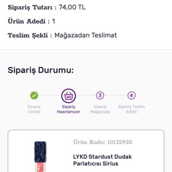 Gratis Kargom Hala Hazırlanıyor Olarak Gözüküyor