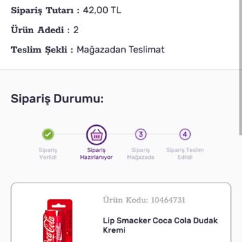 Gratis Kargom Hala Hazırlanıyor Olarak Gözüküyor
