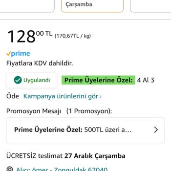 Amazon'da 4 Al 3 Öde Ama Satış 1 Tane