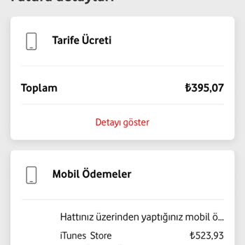 Apple Vodafone Faturama Haksız Yere I Tunes Ücreti Yansıtmış
