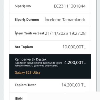 EasyCep Ek Ödeme Yapmıyor