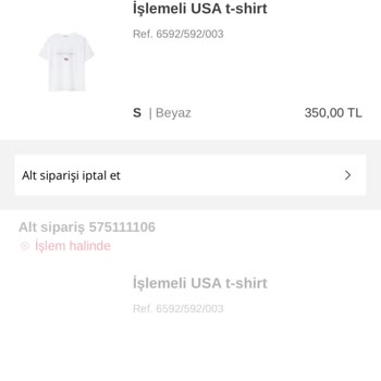 Stradivarius Habersiz Dipte İptali Ve İadenin Yapılmaması