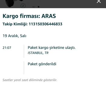 Aras Kargo Kargomu Esir Aldı!