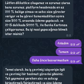 Trendyol Adıyla Sahte İş Vaadi