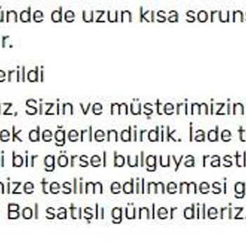 Trendyol Satıcı Destek Problemi