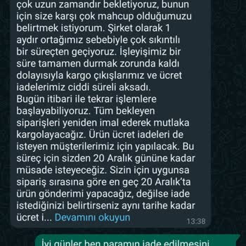 Nare Giyim Online Alışverişte Yaşanan İade Problemi