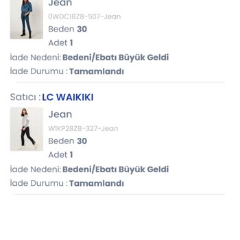 LCW İade Parası