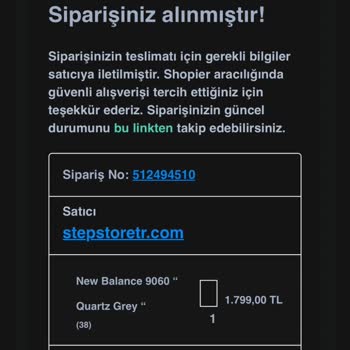 Www.stepstoretr.com Yanlış Ayakkabı Gönderimi