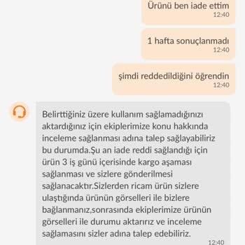Trendyolmilla İlgisizliği İade Reddediyor Kafasına Göre
