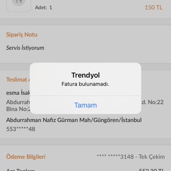 Trendyol Ürün Göndermeyip İade Yapmamaları