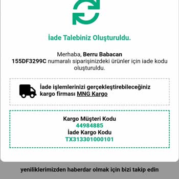 Banndu.com.tr Puset Örtüsü Defolu Geldi İlgilenen Yok