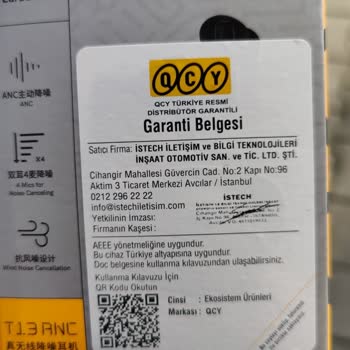 Qcy T13 Kulaklık Bozuldu Firmaya Ulaşılamıyor, A101 İade Almıyor