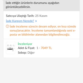Trendyol Satış Sonrası İade Kabusu