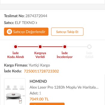 Trendyol Satış Sonrası İade Kabusu
