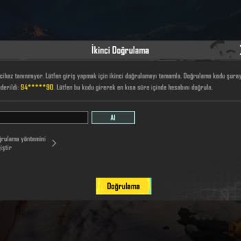 Pre Dünyam Random Hesap Doğrulama Kodu