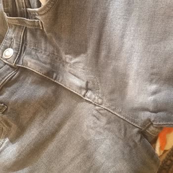 Mavi Kot Pantolon Ağ Büzüşmesi!