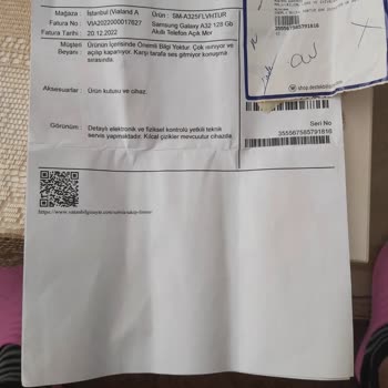 Samsung Cep Telefonu A32 Şikayet