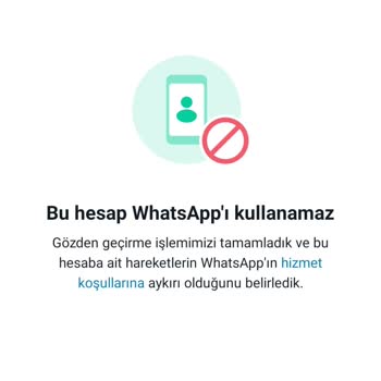 WhatsApp Hesabım Kapanmış Lütfen Yardım Edin