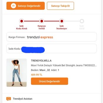 Trendyol Kargo İnceleniyor Sorunu