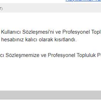 Linkedin Kalıcı Olarak Hesap Kısıtlanması