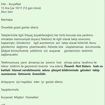 Kuryenet, Kuryenet Yeter Artık İnsaf Et.!