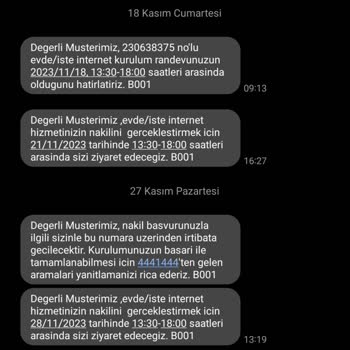 TTNET Türk Telekom 1.5 Aydır Nakil İşlemimi Yapmıyor