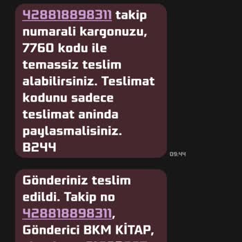 Bkmkitap Kitabın Teslimatında Yaşanan Gecikme
