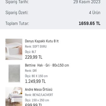 Madame Coco Online Siparişin Tedarik Edilememesi