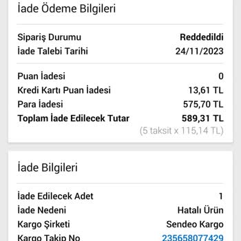 N11 Yanlış Ürün İadesi Yapılmıyor
