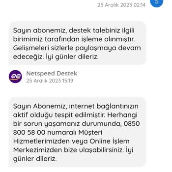 Netspeed Bağlantı Sorunu Ve Yetersiz Müşteri Hizmetleri