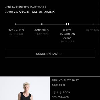 Zara Gelemeyen Sipariş / 53519729044