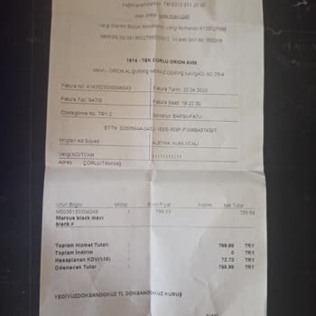 Mavi Giyim İade Yapmıyor