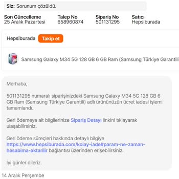 Hepsiburada Faturamı Yanlış Kesiyor Üstüne İade Ücretini Göndermiyor!