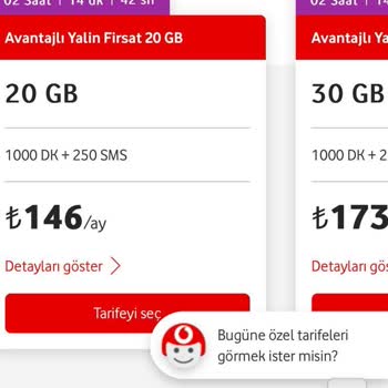 Vodafone Tarifem Fazla Fatura Olarak Çıktı