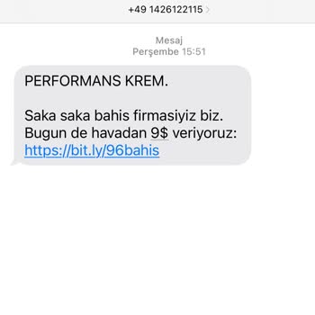 Vodafone +49 Lu Numaralardan İstenmeyen Mesajlar Geliyor