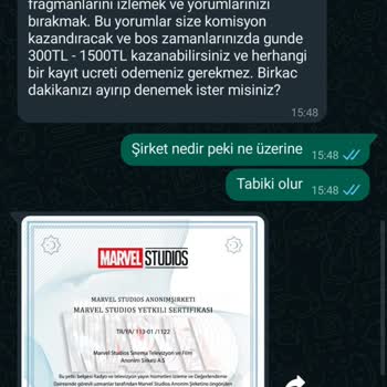 Marvel Studio Merkezi Yabancı Numarası