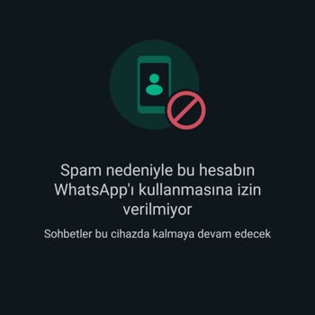 WhatsApp Hesabım Engellendi