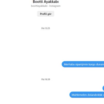 Takkox - Bootti Ayakkabı Siparişim Gönderilmedi, Mağdurum!