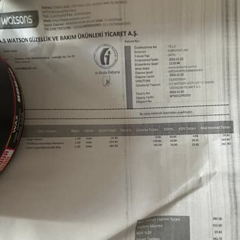 Watsons Yanlış Ürün Geldi!