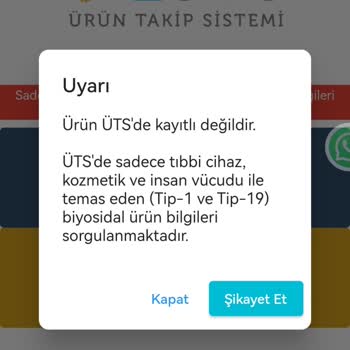 Gratis Aldığım Ürün Sahte