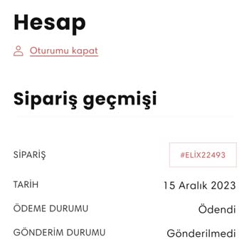 Elixstore Ürünüm Gönderilmedi Ve Destek Hattı Cevap Vermiyor